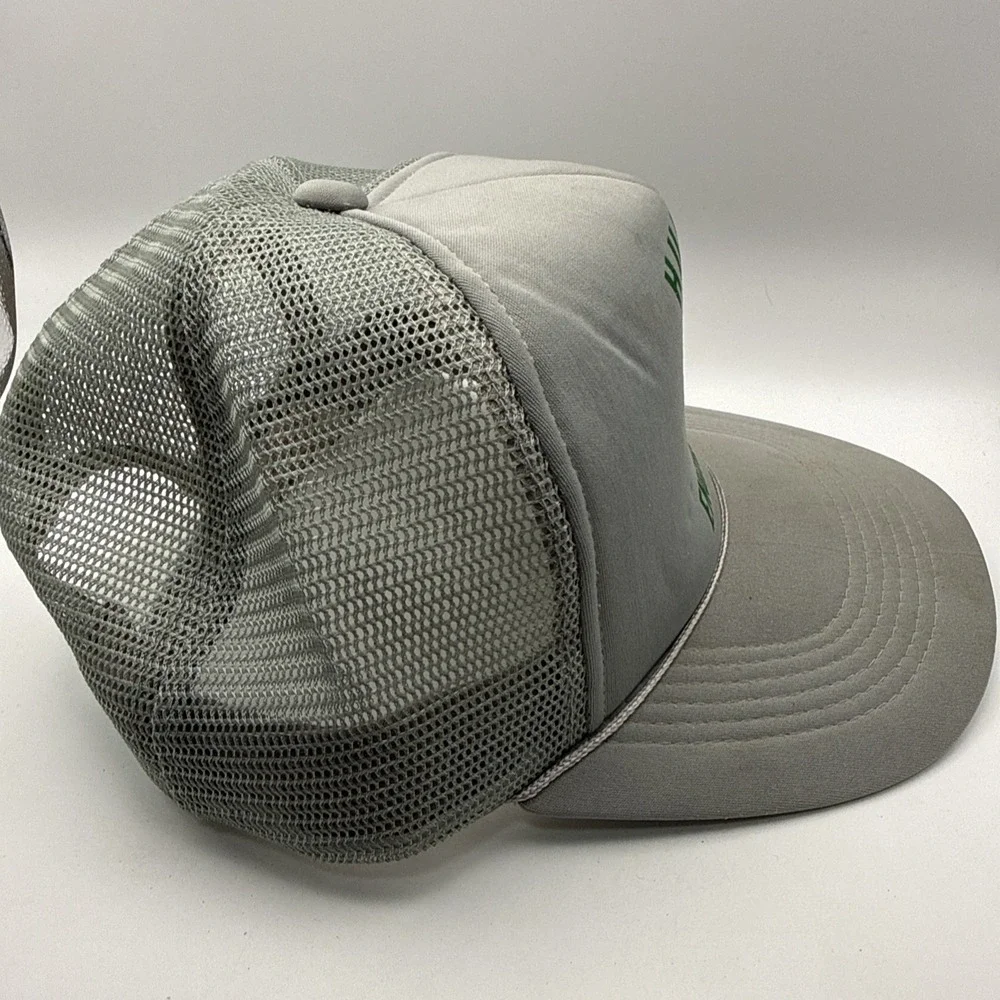 Vintage Hurley Engineering Grey Trucker Hat SnapBack
